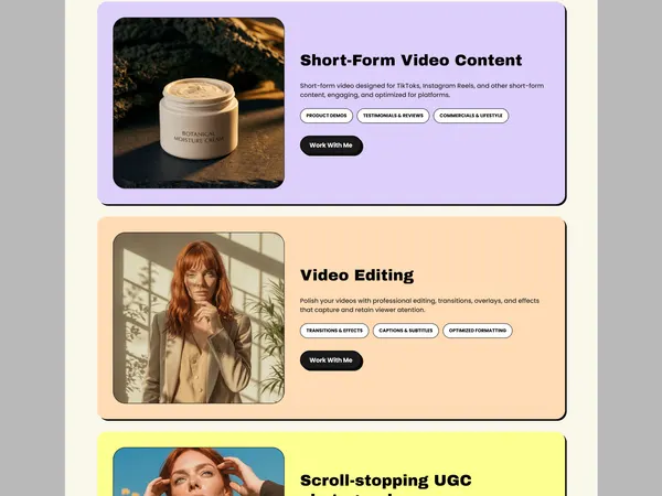 Screenshot 4 of Maya UGC Folio