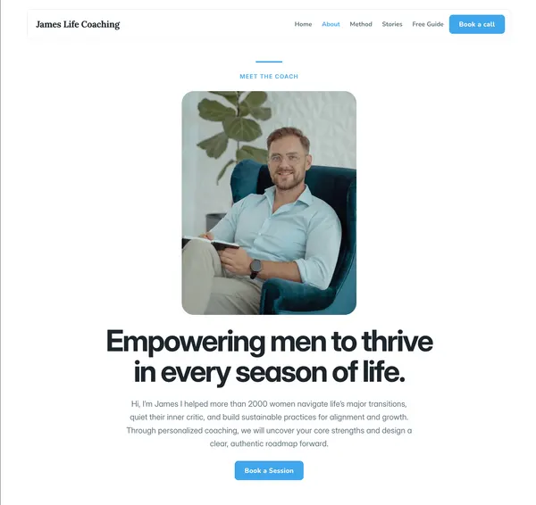 Screenshot 1 of Men Life coach