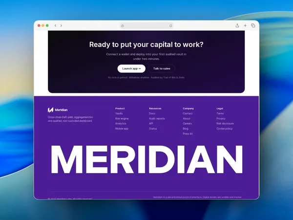 Screenshot 4 of Meridian Template