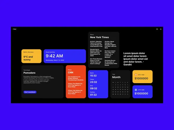 Screenshot 4 of MiniDashboard Today