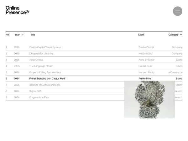 Screenshot 2 of Minifolio001