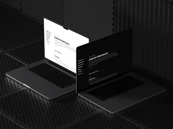 Screenshot 1 of Personal Site/Resume