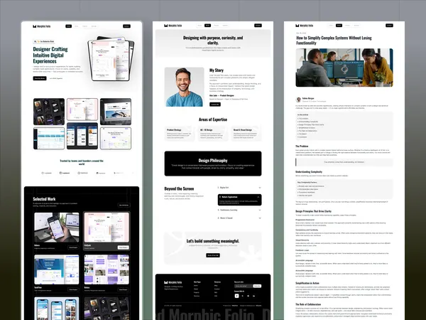 Screenshot 2 of Morphicfolio