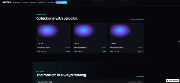 Screenshot 1 of NEXORA NFT