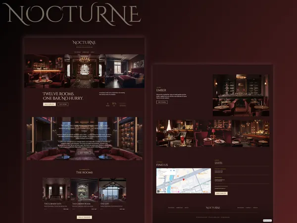 Screenshot 2 of Nocturne Template