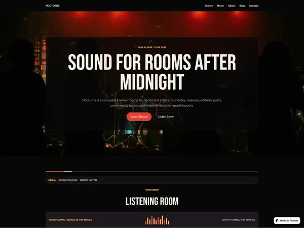 Screenshot 1 of NocturneMusic