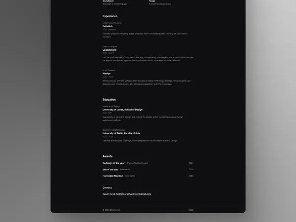 Screenshot 2 of Noir Profile