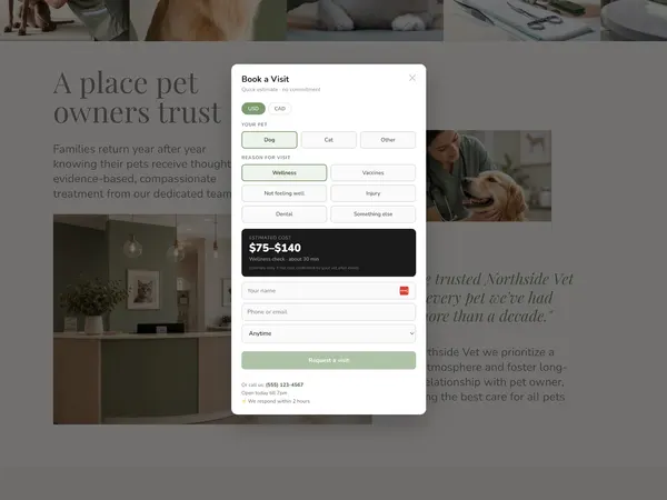 Screenshot 2 of Northside Vet