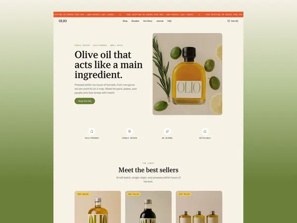 Screenshot 1 of Olio Store
