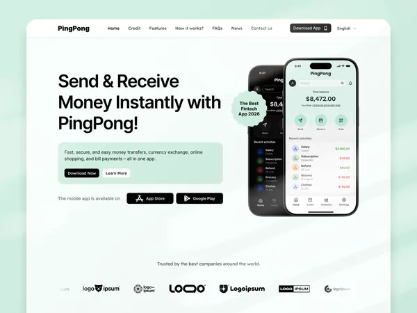 Screenshot 1 of PingPong App