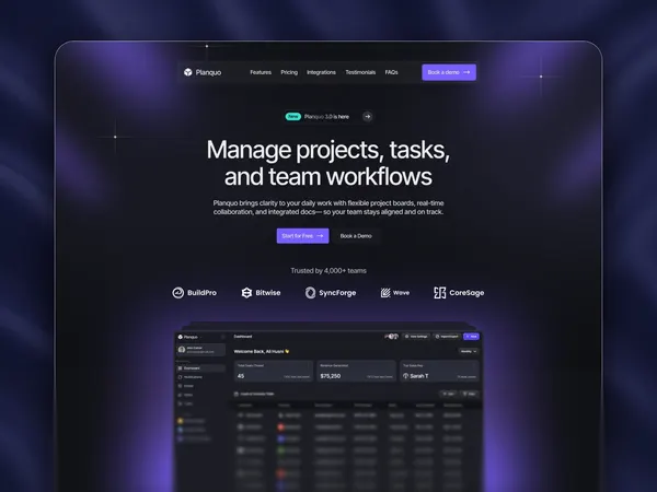 Screenshot 1 of Planquo