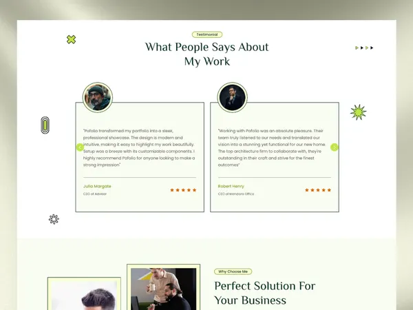 Screenshot 4 of Pofolio