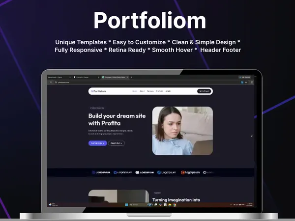 Screenshot 1 of Portfoliom Creatives