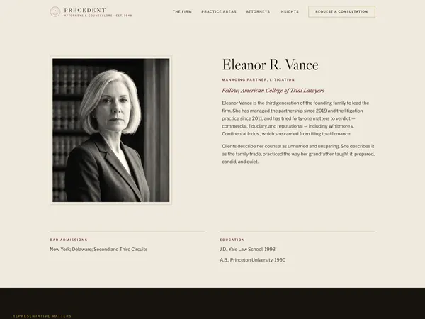 Screenshot 1 of PRECEDENT Litigation