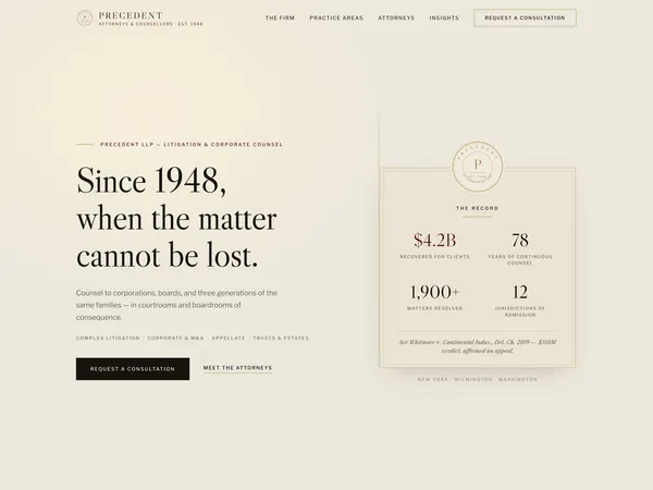 Screenshot 2 of PRECEDENT Litigation