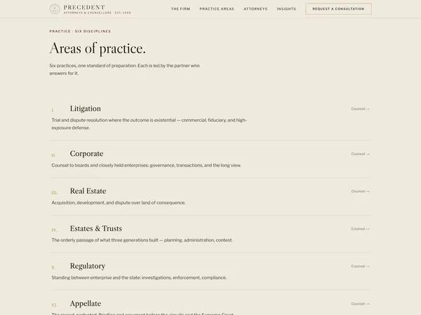 Screenshot 3 of PRECEDENT Litigation