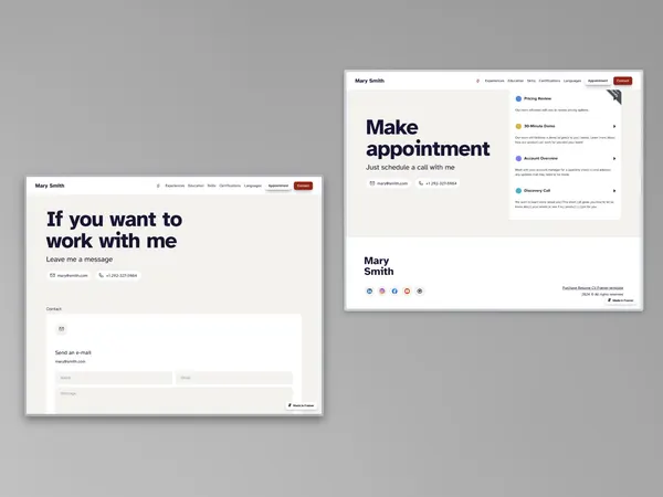 Screenshot 4 of Resume CV