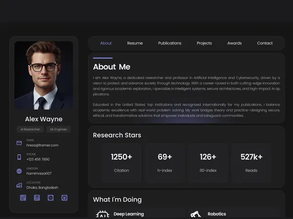 Screenshot 1 of Resumterics