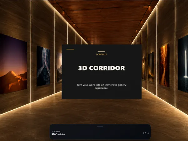 Screenshot 1 of Scrollix 3D Corridor
