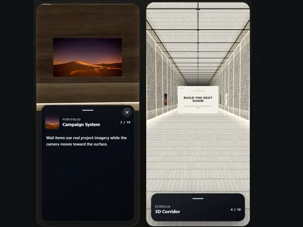 Screenshot 2 of Scrollix 3D Corridor