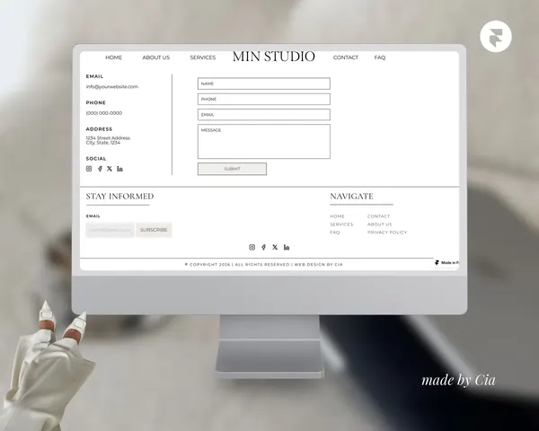 Screenshot 3 of Simple Contact Page