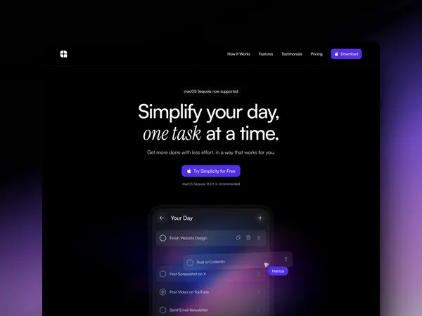 Screenshot 1 of Simplicity