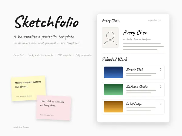 Screenshot 1 of Sketchfolio