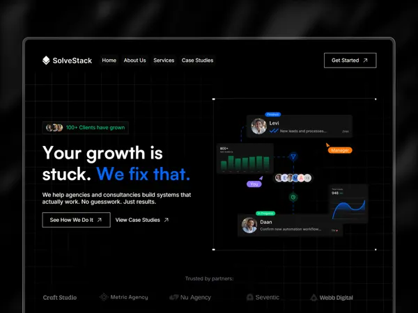 Screenshot 1 of SolveStack Web