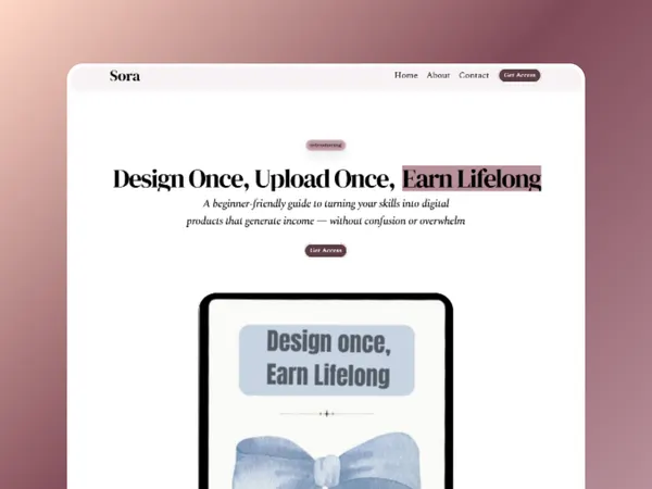 Screenshot 1 of sora template