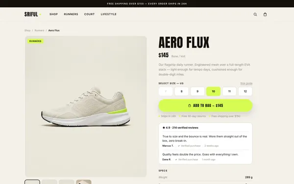 Screenshot 3 of SRIFUL Footwear Shop