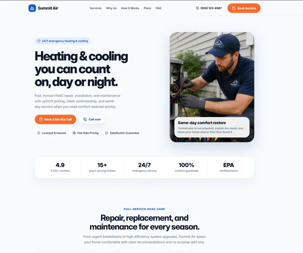 Screenshot 1 of Summit - HVAC