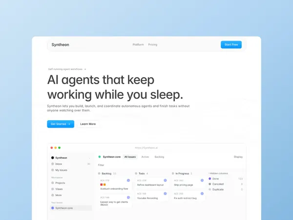 Screenshot 1 of Syntheon