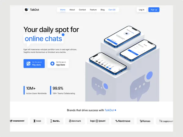 Screenshot 1 of TalkDot App