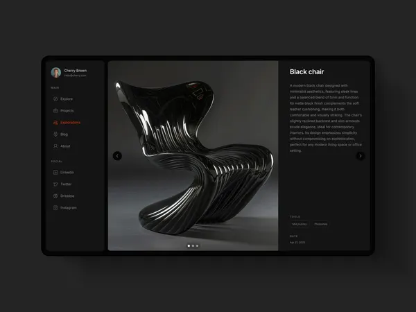 Screenshot 1 of TD_Cherfolio