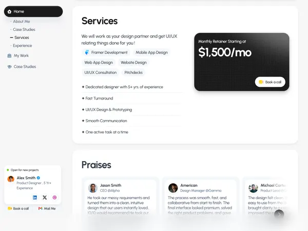Screenshot 2 of The Socialfolio
