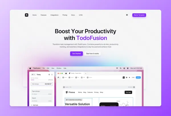 Screenshot 2 of TodoFusion