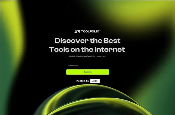Screenshot 1 of Toolfolio.io