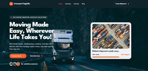 Screenshot 1 of transport logistic