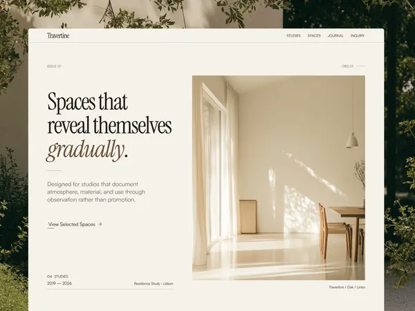 Screenshot 1 of Travertine Studio