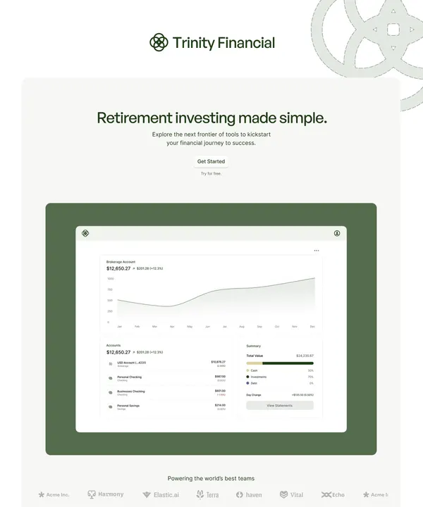 Screenshot 1 of TrinityFinancial