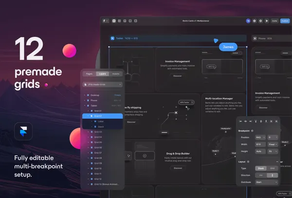 Screenshot 3 of UI8 Bento Cards