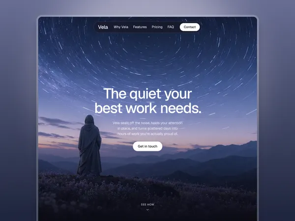 Screenshot 1 of Vela Focus
