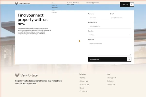 Screenshot 1 of Veris Estate
