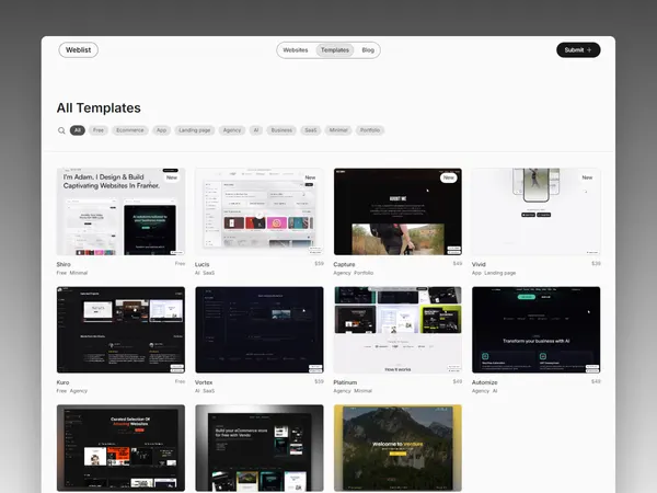 Screenshot 2 of Weblist