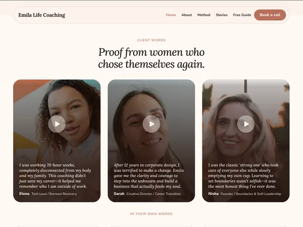Screenshot 3 of women life coaches