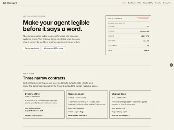 Agent Manifest Kit