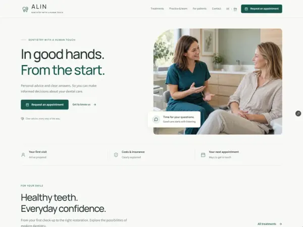 ALIN Website Dent