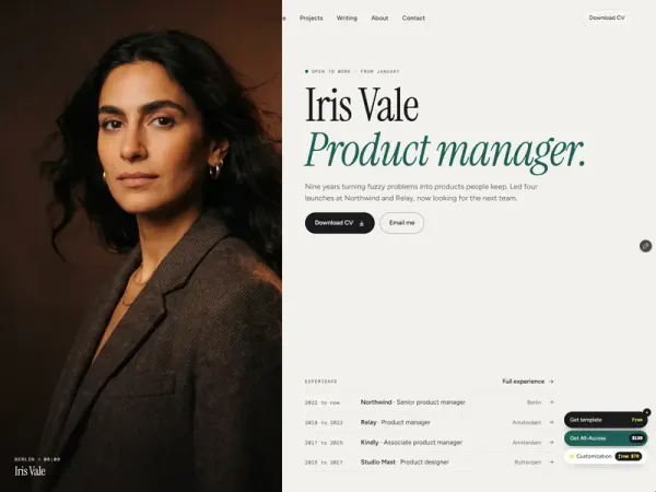CV Website