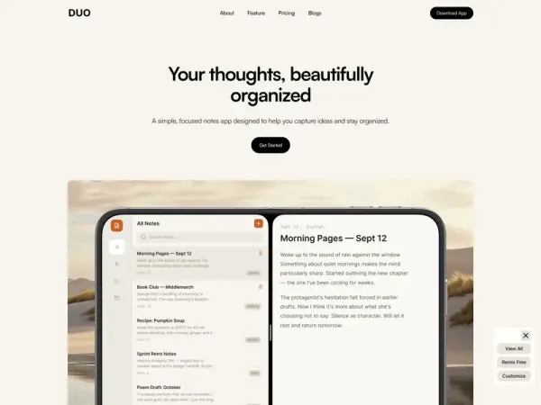 Duo Note