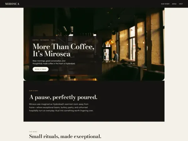 mirosca cafe